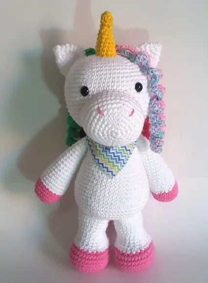 Unicórnio Amigurumi em Crochê
