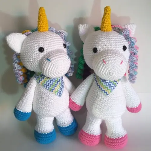 Unicórnios Amigurumi em Crochê