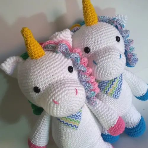 Unicórnios Amigurumi em Crochê