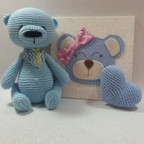 Urso Amigurumi em Crochê