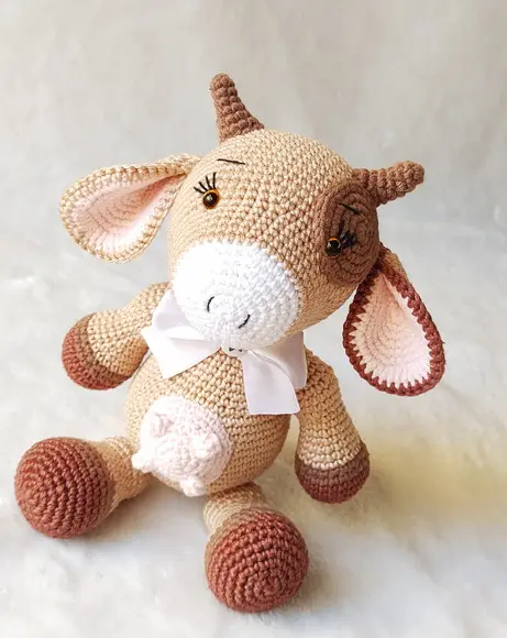 Vaquinha Amigurumi em Crochê