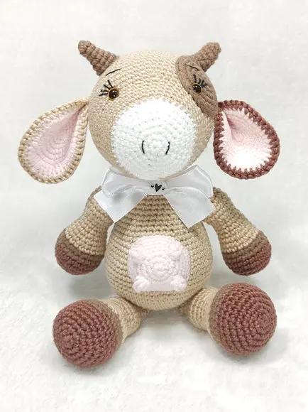 Vaquinha Amigurumi em Crochê