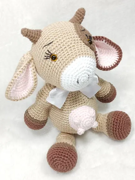 Vaquinha Amigurumi em Crochê