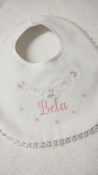 Babador Bordado para Bebê Personalizado