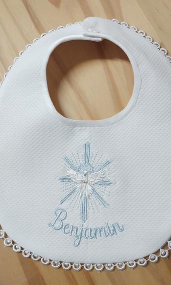 Babador Bordado Personalizado para Bebê
