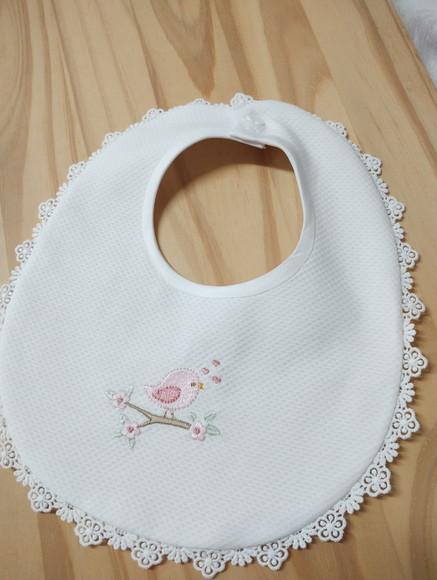 Kit 2 Babadores com Bordado