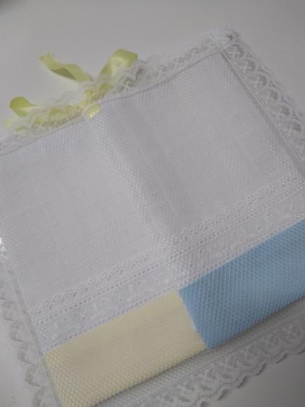 Kit Fraldinhas de Boca Azul e Amarelo