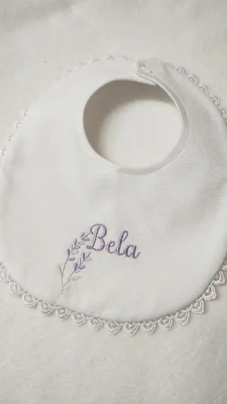 Babador Bordado para Bebê Personalizado