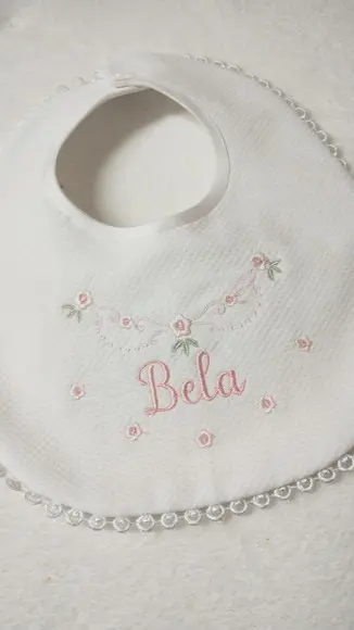Babador Bordado para Bebê Personalizado