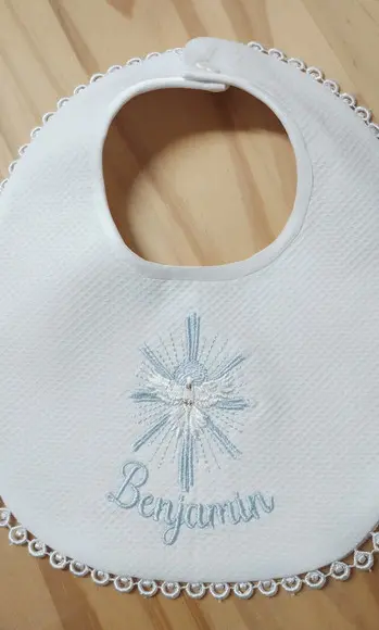 Babador Bordado Personalizado para Bebê