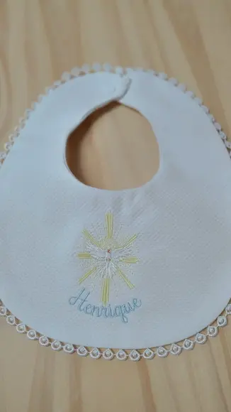 Babador Bordado Personalizado para Bebê