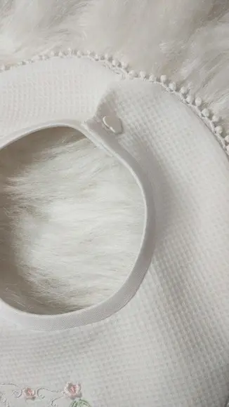 Kit 3 Babadores com Bordado para Bebê