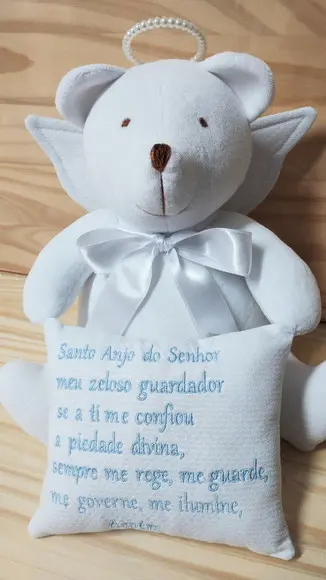 Pelúcia Urso Santo Anjo