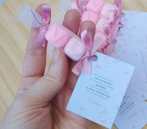 Lembrancinha Sabonete Nome 2 Letras Personalizado