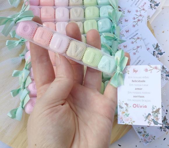 Lembrancinha Sabonete Nome 6 Letras Personalizado