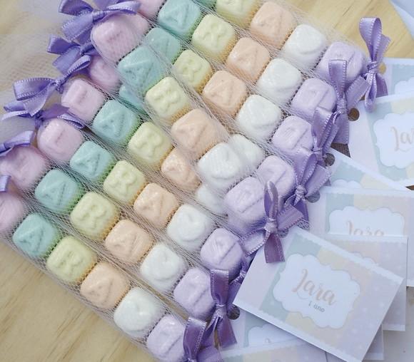 Lembrancinha Sabonete Nome 6 Letras Personalizado