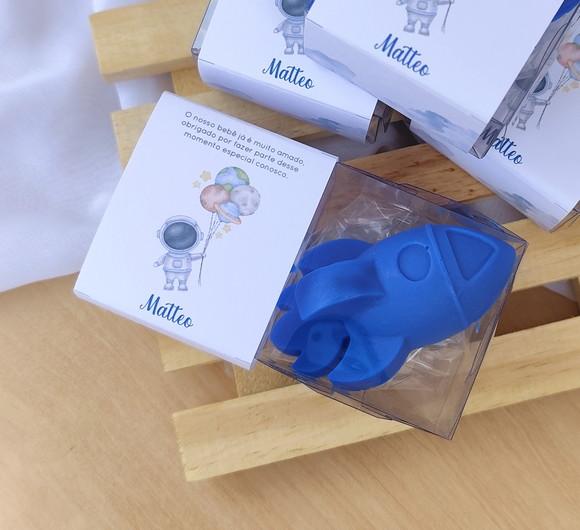 Sabonete Foguete com Tag Personalizada