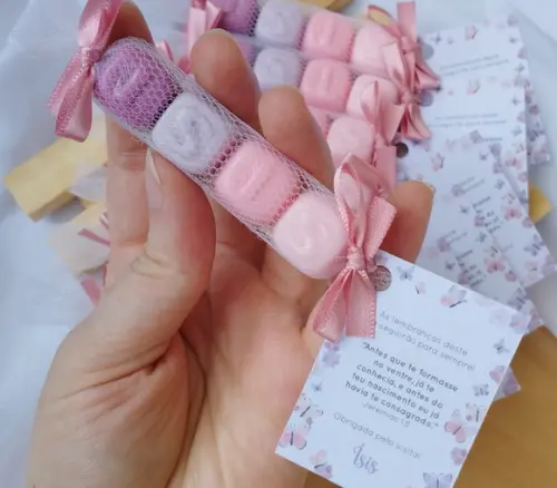 Lembrancinha Sabonete Nome 4 Letras Personalizado