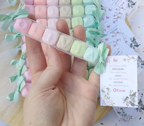 Lembrancinha Sabonete Nome 6 Letras Personalizado
