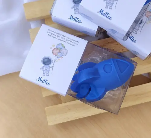 Sabonete Foguete com Tag Personalizada