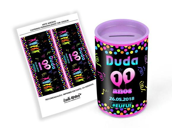 Arte Digital Cofrinho Balada