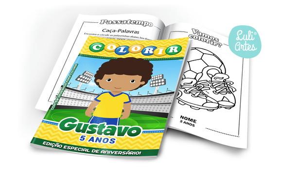 Arte Digital Revistinha de Colorir Brasil