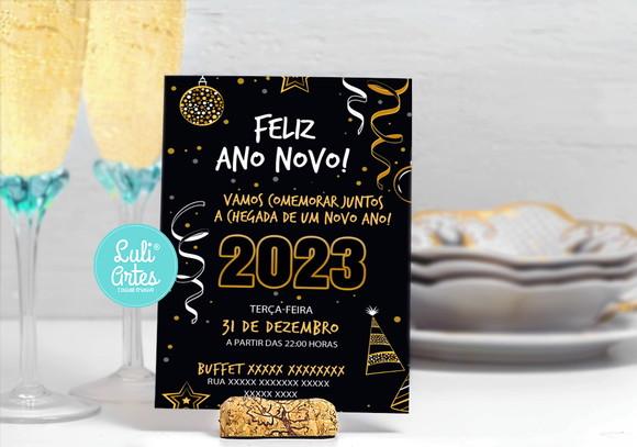 Convite Digital Ano Novo