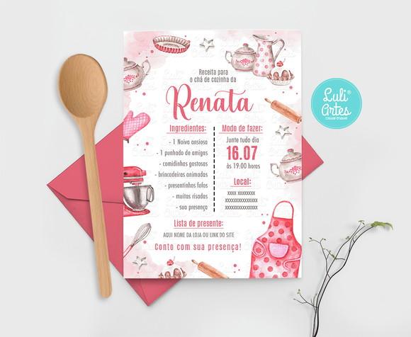 Convite Digital Chá de Panela | Cozinha