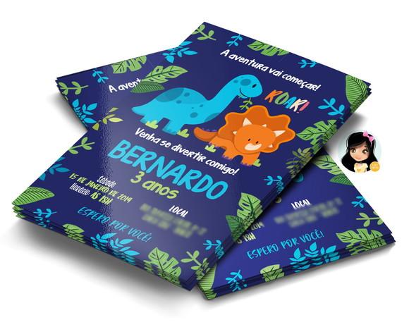 Convite Digital Dinossauro