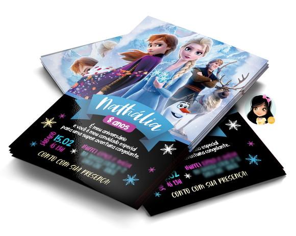Convite Digital Frozen