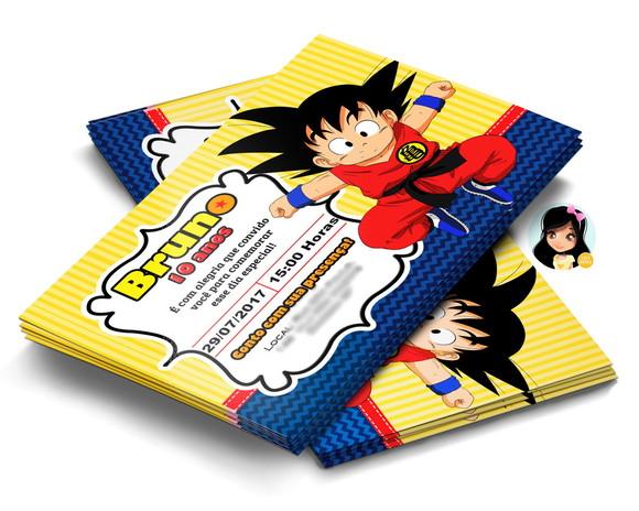Convite Digital Goku