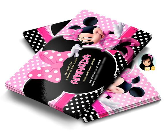 Convite Digital Minnie