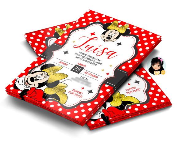 Convite Digital Minnie