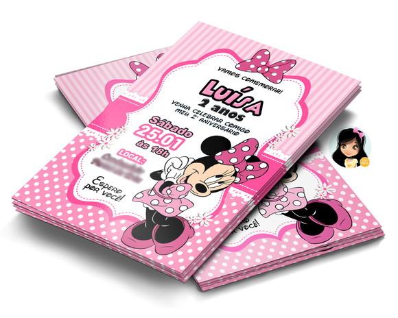 Convite Digital Minnie