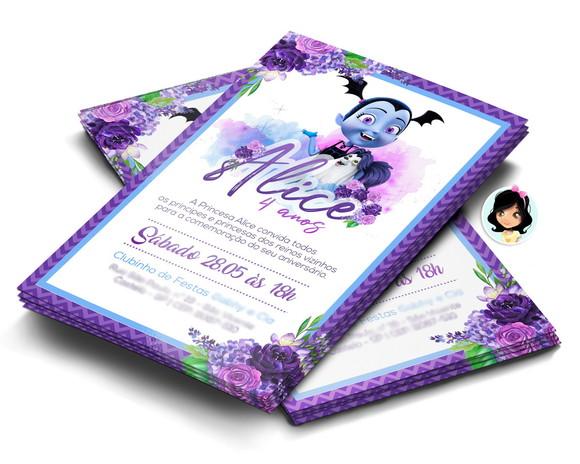 Convite Digital Vampirina
