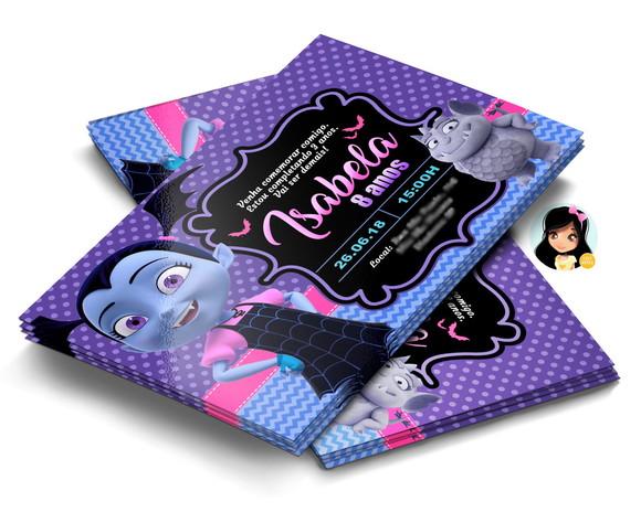 Convite Digital Vampirina