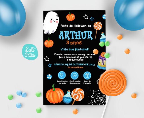 Convite Interativo Halloween