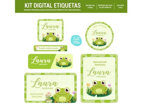 Etiqueta Escolar Digital Sapo