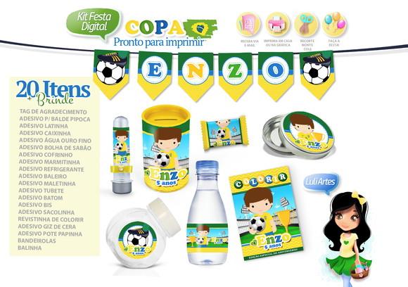 Kit Festa Digital Copa do Mundo + Brinde