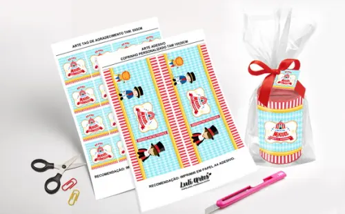 Arte Digital PDF Cofrinho Personalizado