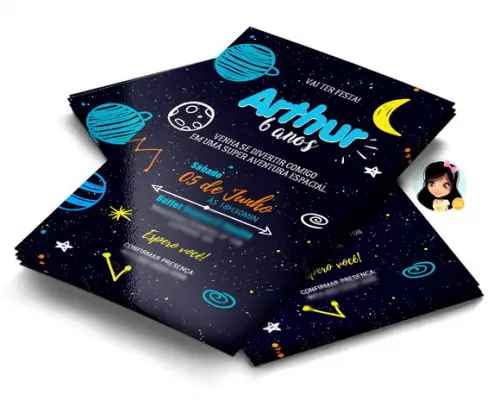Convite Digital Astronauta