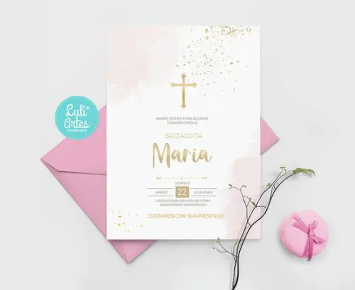 Convite Digital Batismo