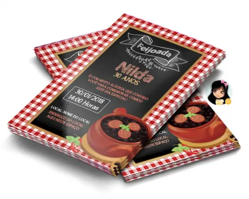 Convite Digital Feijoada