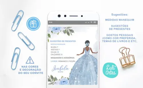 Convite Digital Interativo 15 Anos