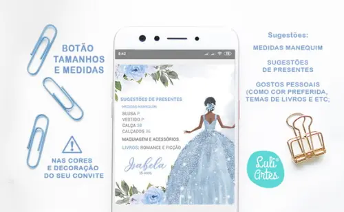 Convite Digital Interativo 15 Anos