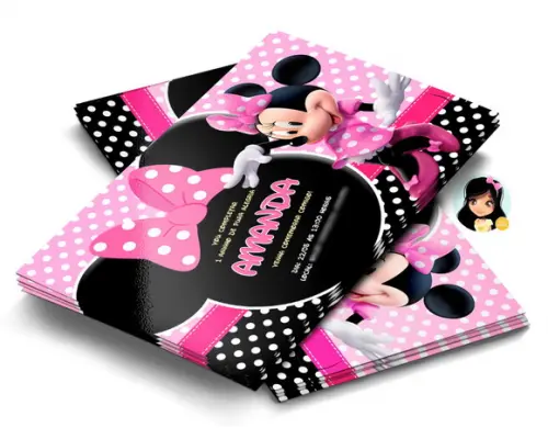 Convite Digital Minnie