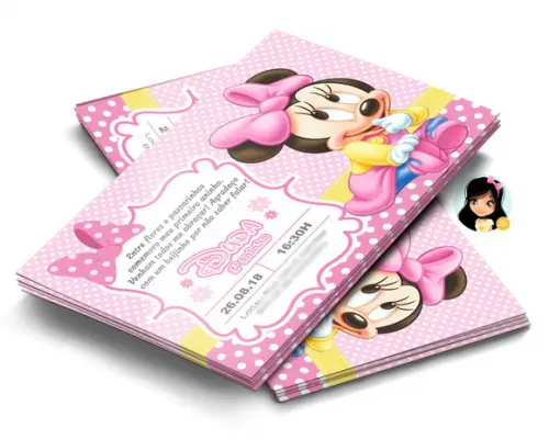 Convite Digital Minnie Baby
