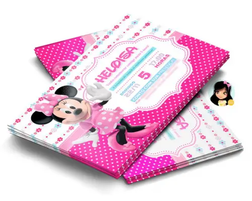 Convite Digital Minnie