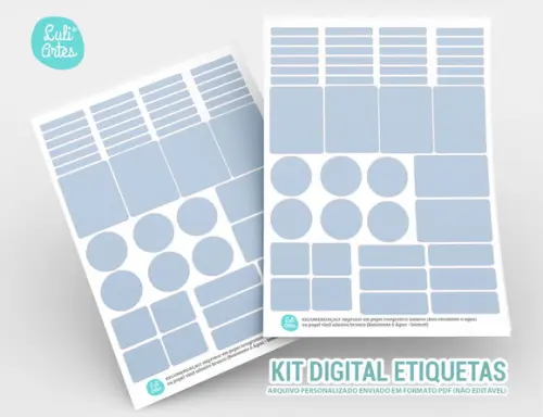 Etiqueta Escolar Digital Carros