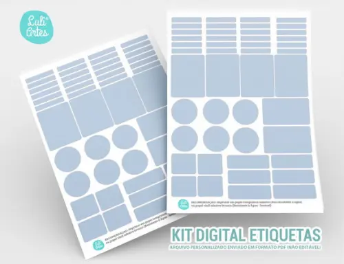 Etiqueta Escolar Digital Raposa